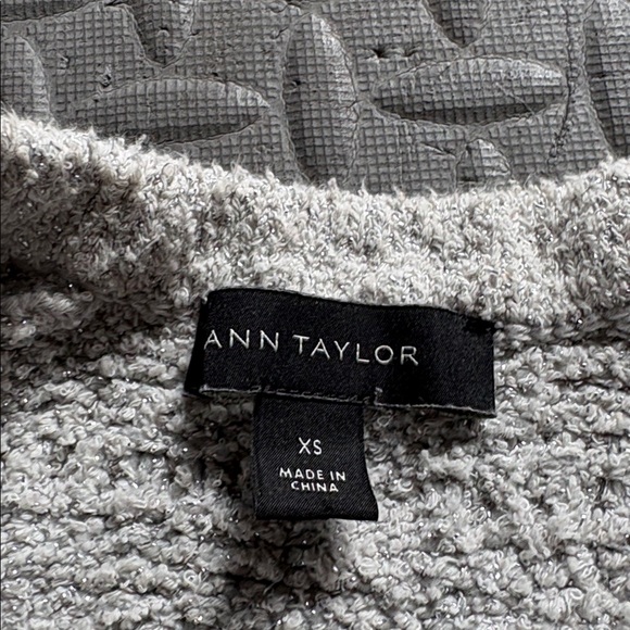 Anne Taylor Cream Textured Fringe Jacket - Picture 2 of 2